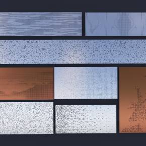 穿孔板 铝板 景观围墙 冲孔板 隔断屏风 门头 建筑表皮 锈板