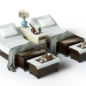 现代按摩床 搓背床 包厢床 美容床