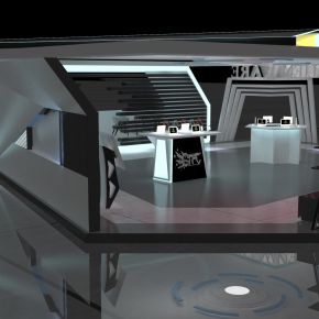 现代外星人电脑展厅