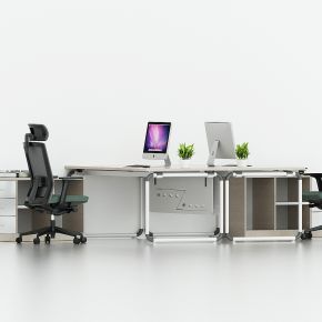 现代办公桌椅，工位，工台，班台，电脑桌，办公椅