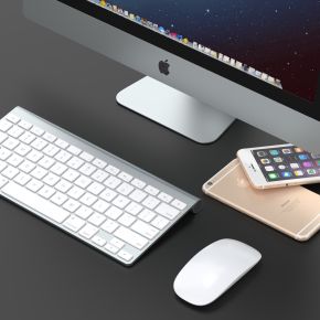 键盘 鼠标 显示器 苹果手机 iPhone手机