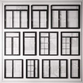 现代铝合金窗户