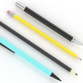铅笔 圆珠笔 铅笔刀 刀
