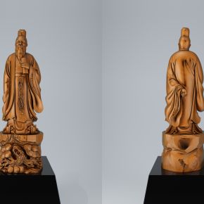 中式孔子雕塑摆件