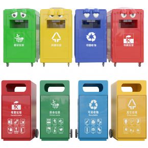 现代垃圾桶 分类垃圾桶 室外垃圾桶 卡通垃圾桶 金属垃圾桶 塑料垃圾桶