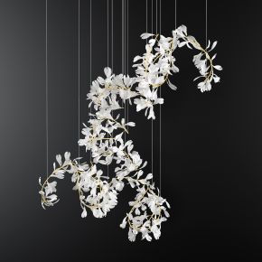 现代花瓣装饰吊灯
