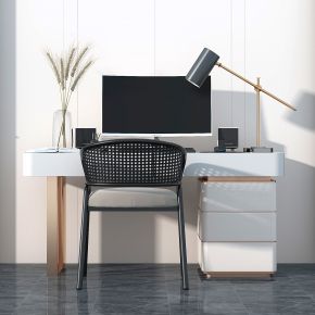 现代电脑桌书桌椅