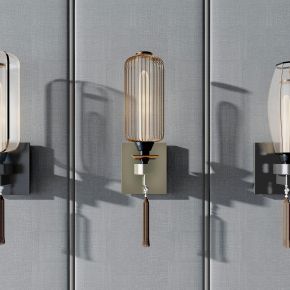 新中式金属壁灯