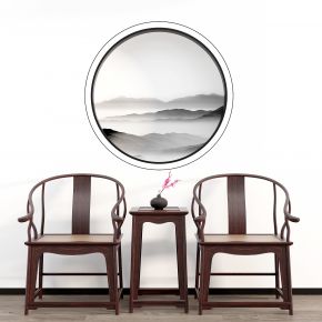 古典明式实木圈椅