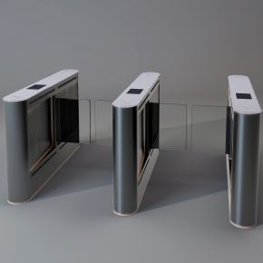 现代安检闸机入口道闸