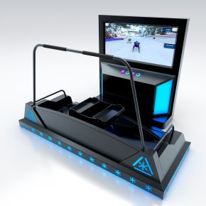 现代VR滑雪机，游乐城设备器材