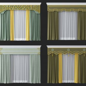 欧式，儿童布艺窗帘