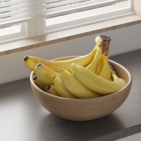 香蕉 水果 盘子