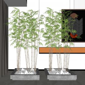 新中式竹子绿植盆栽