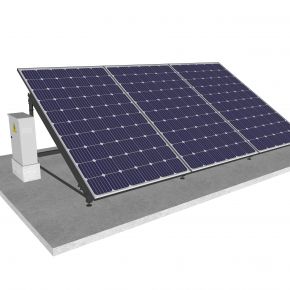 现代太阳能板 光伏发电 太阳能发电板