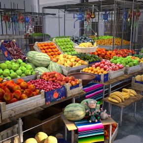 水果市场菜市场