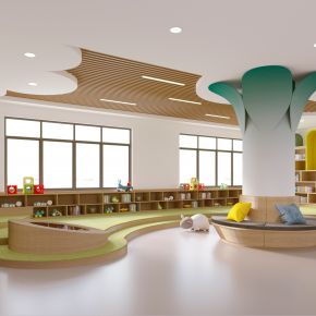 幼儿园阅读区 敞开阅读区 阅读室 幼儿园读书室 阅读区