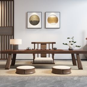 新中式 茶桌椅组合