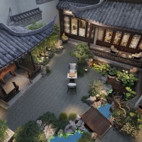 新中式庭院
