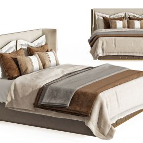 现代双人床，床品，被，褥，中式双人床，沙发床，床上摆件，枕头，抱枕，毯子