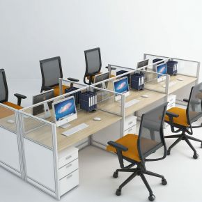 现代办公桌椅，办公桌，员工位，工作位，职员桌，桌上屏，工位，办公椅，桌椅，屏风工位，屏风，职员桌，职员椅，L型工位，L型屏风，直条屏风，直条工位