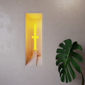 现代石膏壁灯 嵌入式墙角内嵌壁灯 嵌入式楼梯踏步灯  小夜灯
