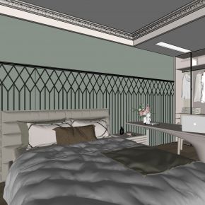 现代意式家居卧室
