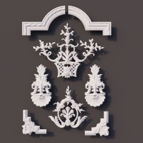 欧式法式雕花 构件
