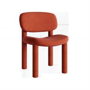 现代红椅