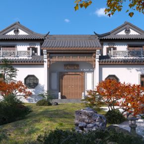 中式独栋庭院别墅