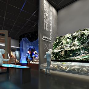 现代博物馆地质展厅1