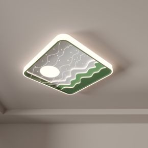 月亮灯 星星灯 儿童卧室灯 吸顶灯 星空灯模型组合