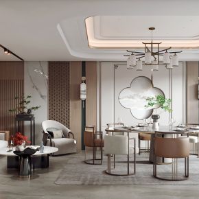 新中式餐厅包间