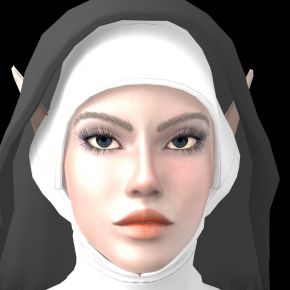 圣女修道士院女人修女数字人女人小姐姐美女模特长腿