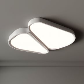 现代吸顶灯 几何组合 圆形吸顶灯 方形吸顶灯 卧室 客厅  简约吸顶灯