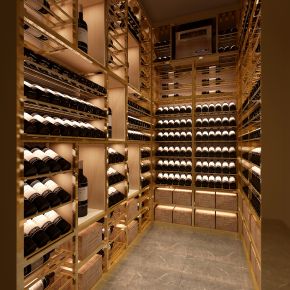 不锈钢红酒窖冷藏室恒温室恒温柜展示柜冷藏柜红酒酒窖
