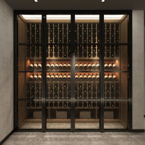 实木红酒窖冷藏室恒温室恒温柜展示柜冷藏柜红酒酒窖