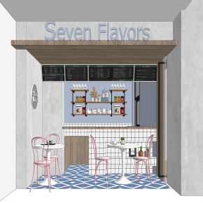 现代奶茶店