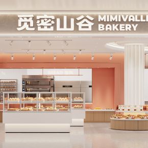 现代面包烘焙店   