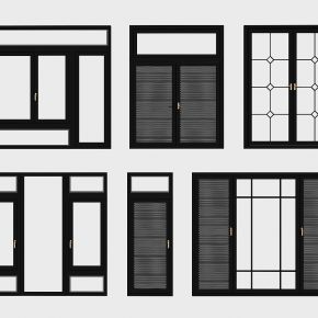 现代窗户，断桥铝塑钢窗户，平开窗，金刚纱防护网窗户，厨房推拉门，客厅窗户