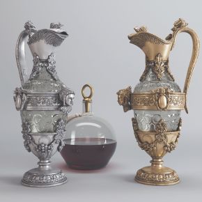 欧式复古风格装饰花瓶