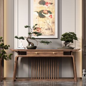 新中式端景条案