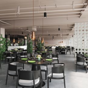 工业风西餐厅