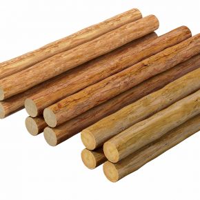 现代木材柱子