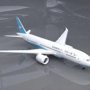 厦门航空波音787客机飞机