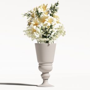 现代花瓶花艺组合