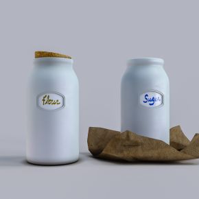 白色塑料酸奶瓶