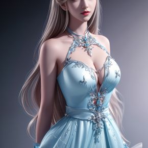3D美女人物全身图