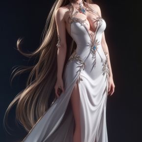 3D美女人物全身图