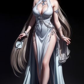 3D美女人物全身图